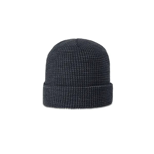 Waffle knit beanie with soft acrylic for warmth and durability. Roll-up... from ASI 72657 Active Life Promo