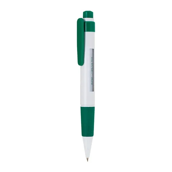 Click action rotating message retractable ballpoint pen with rubber grip.... from ASI 31517 Admart Products / Admart Line