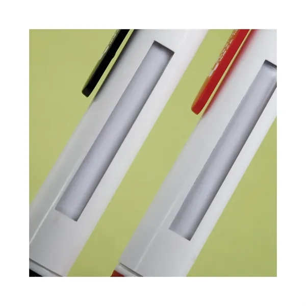 Click action rotating message retractable ballpoint pen with rubber grip.... from ASI 31517 Admart Products / Admart Line