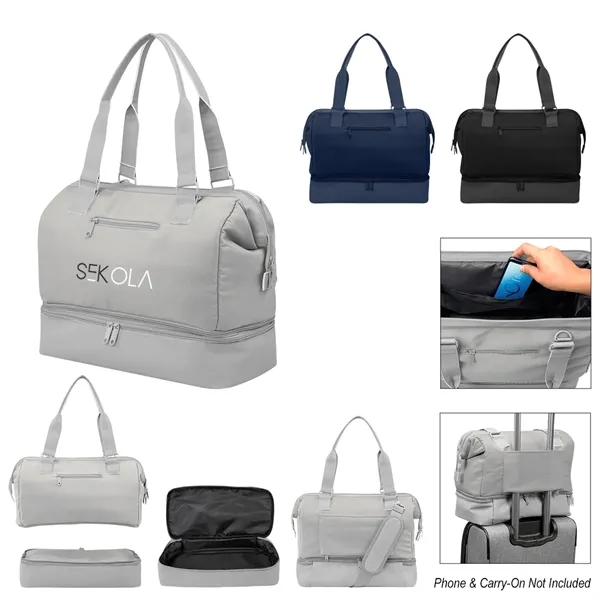 Weekender travel bag with drop bottom.... from ASI 61125 Hit Promotional Products / Hit®