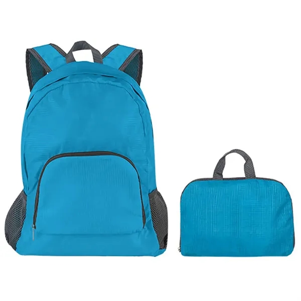 Waterproof ultra-Light foldable portable sports backpack plus 1 color silkscreen imprint... from ASI 37218 Athena Promo (tm)