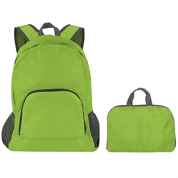 Waterproof ultra-Light foldable portable sports backpack plus 1 color silkscreen imprint... from ASI 37218 Athena Promo (tm)