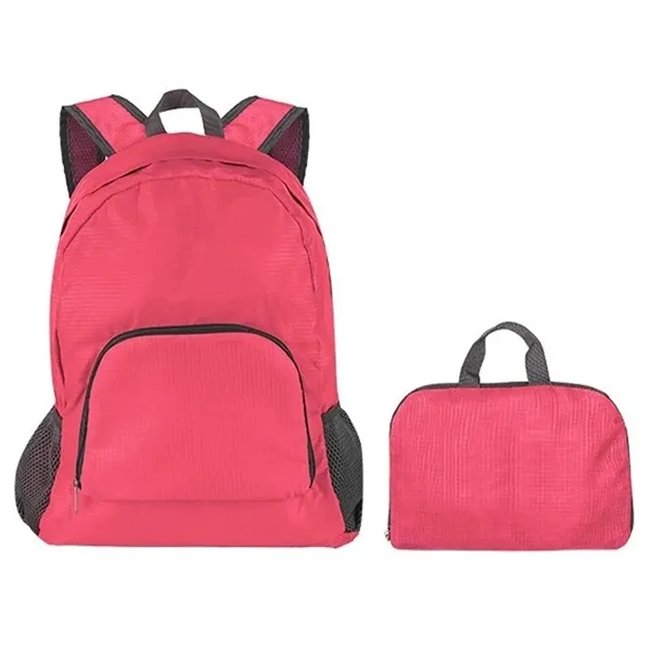 Waterproof ultra-Light foldable portable sports backpack plus 1 color silkscreen imprint... from ASI 37218 Athena Promo (tm)