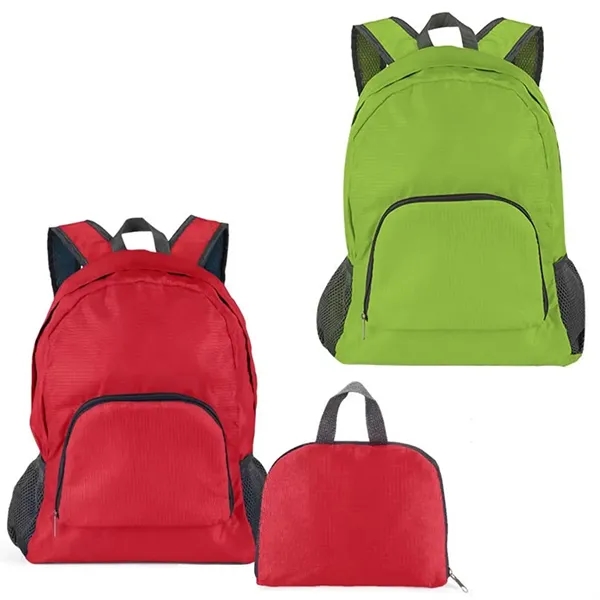 Waterproof ultra-Light foldable portable sports backpack plus 1 color silkscreen imprint... from ASI 37218 Athena Promo (tm)