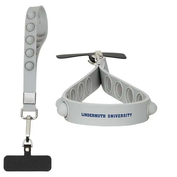 Stress Reliever Phone and Keychain Wristlet... from ASI 36730 Ariel Premium Supply Inc