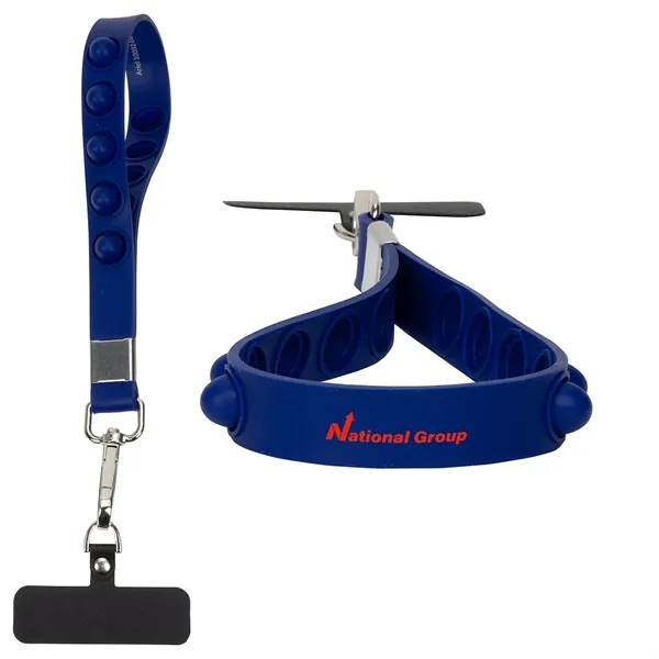 Stress Reliever Phone and Keychain Wristlet... from ASI 36730 Ariel Premium Supply Inc