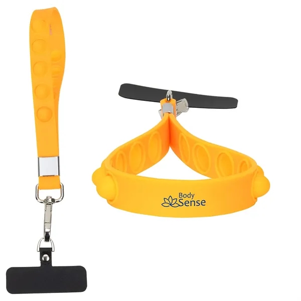 Stress Reliever Phone and Keychain Wristlet... from ASI 36730 Ariel Premium Supply Inc