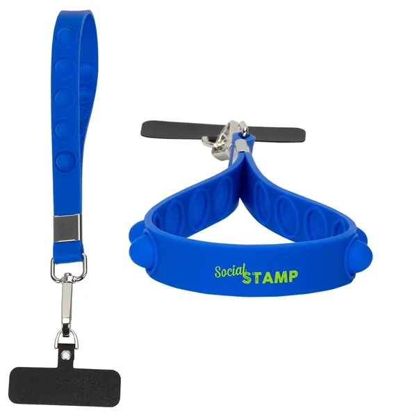 Stress Reliever Phone and Keychain Wristlet... from ASI 36730 Ariel Premium Supply Inc