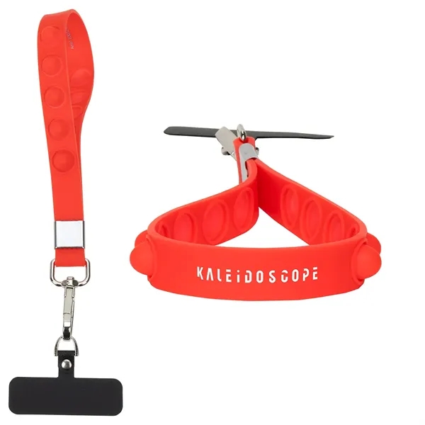 Stress Reliever Phone and Keychain Wristlet... from ASI 36730 Ariel Premium Supply Inc
