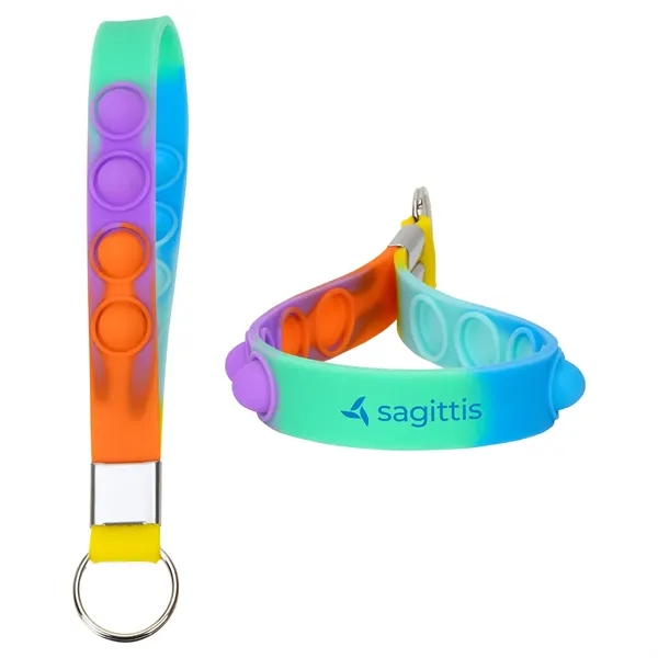 Stress Reliever Keychain... from ASI 36730 Ariel Premium Supply Inc