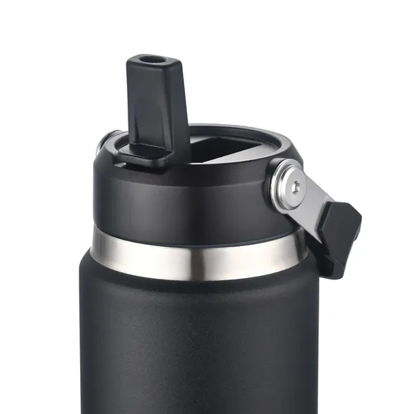 30 oz. copper-plated stainless steel vacuum insulated tumbler with straw sipper... from ASI 57655 STOPNGO Line