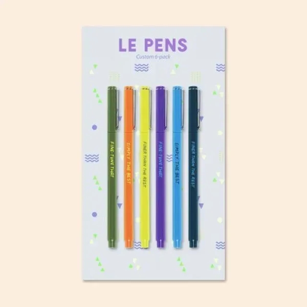 Custom Pen 6 Packs! It's the pens you know and love... from ASI 74710 Numo