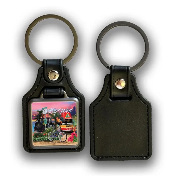 Executive Chrome Square key tag with full color graphic... from ASI 63073 Openers.Beer / Openers Plus Openers.Beer Gel Skin