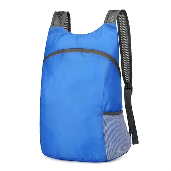 Foldable lightweight portable waterproof backpack plus 1 color silkscreen imprint on... from ASI 37218 Athena Promo (tm)