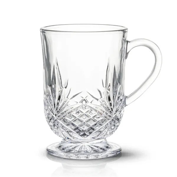 The elegantly crafted lead-free crystalline Brinkley Footed Mug features intricate designs... from ASI 84592 St Regis Group