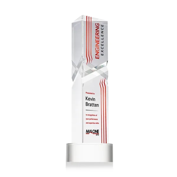 The Oakham VividPrint™ Award on base features a unique and striking... from ASI 84592 St Regis Group / St Regis