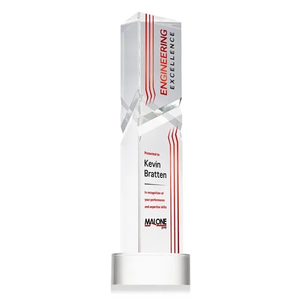 The Oakham VividPrint™ Award on base features a unique and striking... from ASI 84592 St Regis Group / St Regis