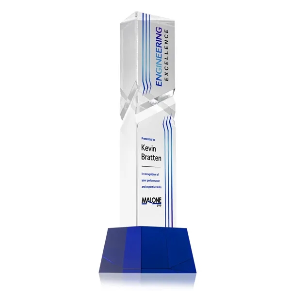 The Oakham VividPrint™ Award on base features a unique and striking... from ASI 84592 St Regis Group / St Regis