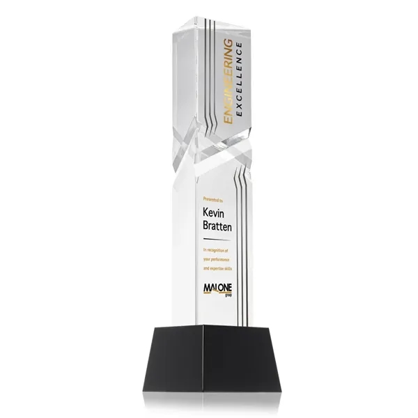 The Oakham VividPrint™ Award on base features a unique and striking... from ASI 84592 St Regis Group / St Regis