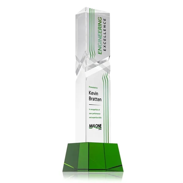 The Oakham VividPrint™ Award on base features a unique and striking... from ASI 84592 St Regis Group / St Regis