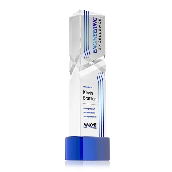 The Oakham VividPrint™ Award on base features a unique and striking... from ASI 84592 St Regis Group / St Regis