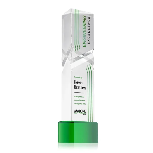 The Oakham VividPrint™ Award on base features a unique and striking... from ASI 84592 St Regis Group / St Regis