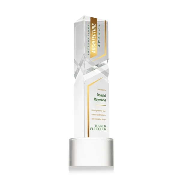 The Oakham VividPrint™ Award on base features a unique and striking... from ASI 84592 St Regis Group / St Regis