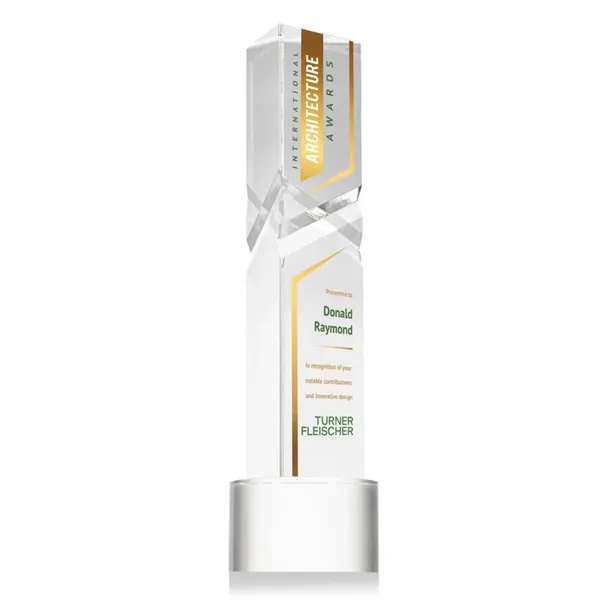 The Oakham VividPrint™ Award on base features a unique and striking... from ASI 84592 St Regis Group / St Regis