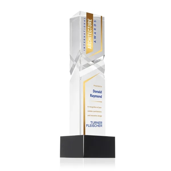 The Oakham VividPrint™ Award on base features a unique and striking... from ASI 84592 St Regis Group / St Regis