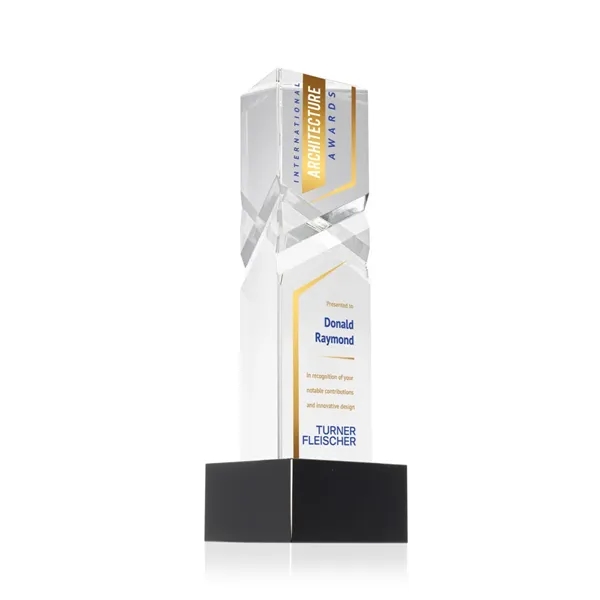 The Oakham VividPrint™ Award on base features a unique and striking... from ASI 84592 St Regis Group / St Regis