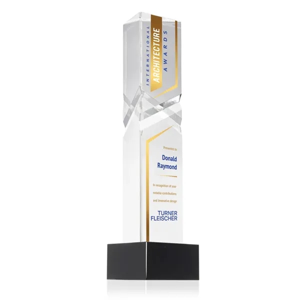The Oakham VividPrint™ Award on base features a unique and striking... from ASI 84592 St Regis Group / St Regis