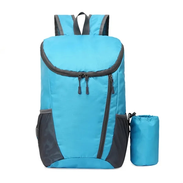 Large capacity foldable waterproof backpack plus 1 color silkscreen imprint on... from ASI 37218 Athena Promo (tm)