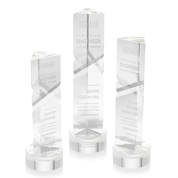 The Oakham Award on base features a unique and striking design... from ASI 84592 St Regis Group / St Regis