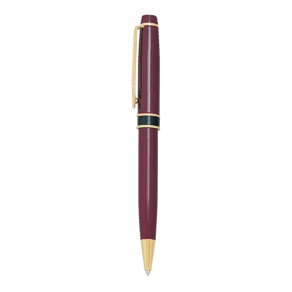Twist action ballpoint pen. Solid brass construction... from ASI 31517 Admart Products / Admart Line