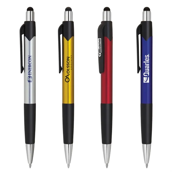 Click action plastic stylus pen in cool metallic colors. Works on... from ASI 68190 Lungsal / Lungsal