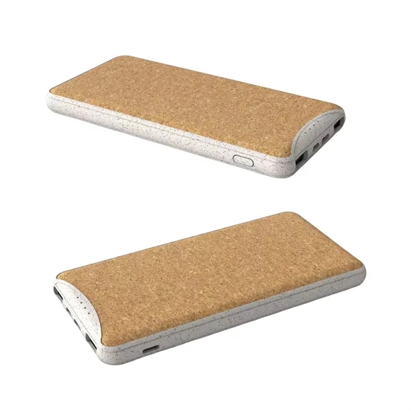 22.5W Recycled ABS wireless power bank -10000 mAh plus 1C1P silkscreen... from ASI 37218 Athena Promo (tm)