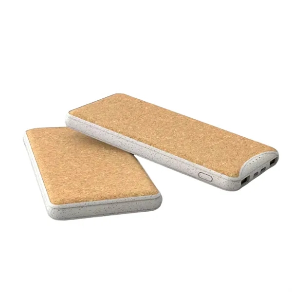 22.5W Recycled ABS wireless power bank -10000 mAh plus 1C1P silkscreen... from ASI 37218 Athena Promo (tm)