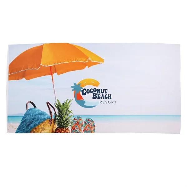62" x 32" sublimated RPET beach towel.... from ASI 52840 Evans Manufacturing