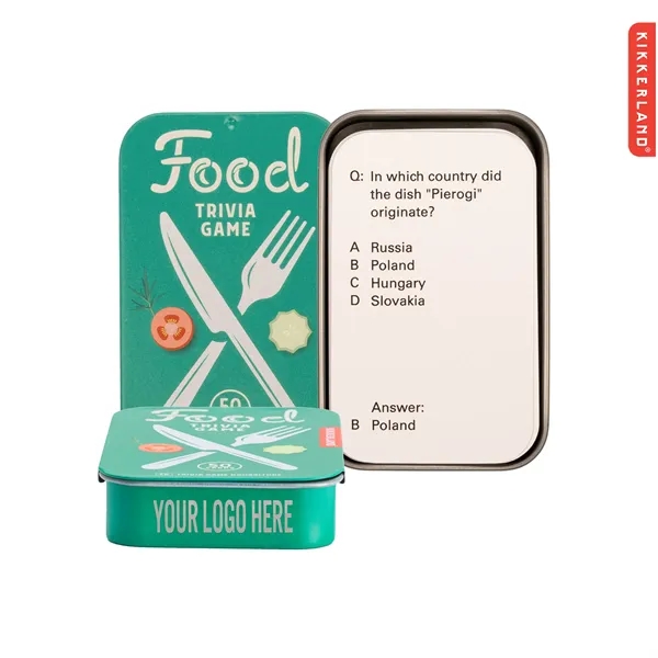 Kikkerland Food Trivia Game Tin... from ASI 62820 International Merch Concepts / IMC