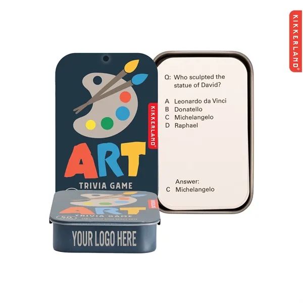Kikkerland Art Trivia Game Tin... from ASI 62820 International Merch Concepts / IMC