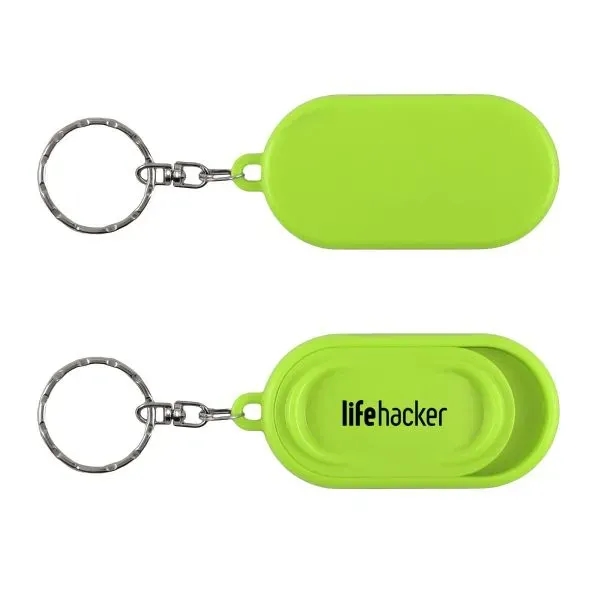 2-in-1 key tag and stress reliever; includes 1" split-ring.... from ASI 52840 Evans Manufacturing