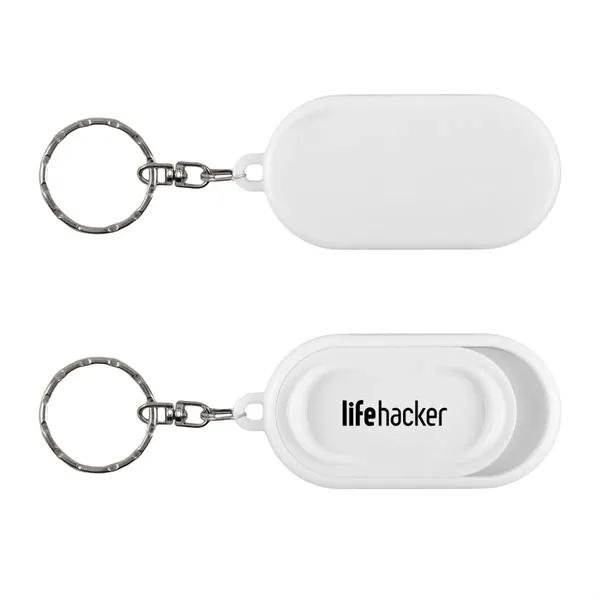 2-in-1 key tag and stress reliever; includes 1" split-ring.... from ASI 52840 Evans Manufacturing