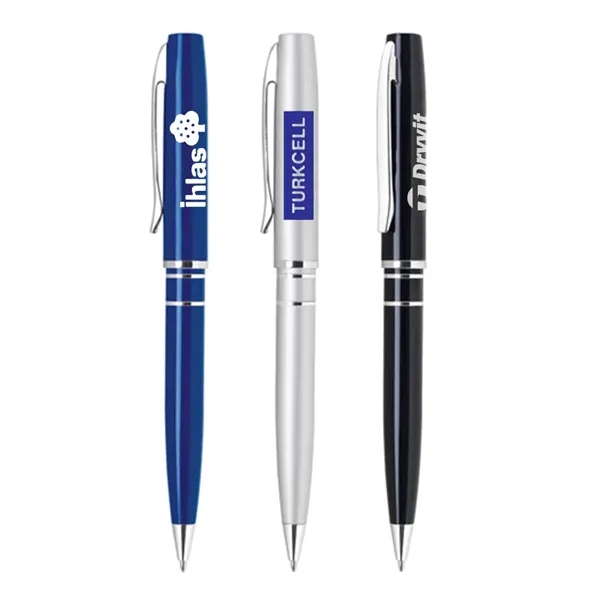Twist action aluminum ballpoint pen with enamel lacquered body.... from ASI 31517 Admart Products / Admart Line