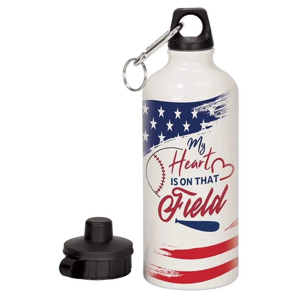 20 oz. Full Color Aluminum Water Bottle with 2 Lids. Bright... from ASI 62635 Inno-Vative Solutions Grp LTD