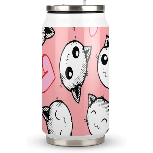 Full Color 16 oz. Can Shaped Tumbler With Flip Top Straw.... from ASI 62635 Inno-Vative Solutions Grp LTD