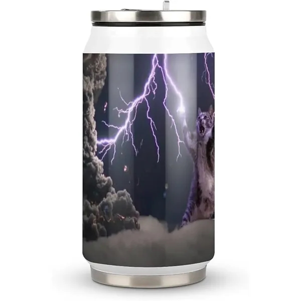 Full Color 16 oz. Can Shaped Tumbler With Flip Top Straw.... from ASI 62635 Inno-Vative Solutions Grp LTD