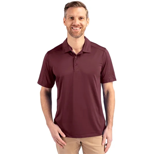 Men's polo with short sleeves, moisture-wicking performance, UPF 50+ protection, and... from ASI 47965 Cutter & Buck