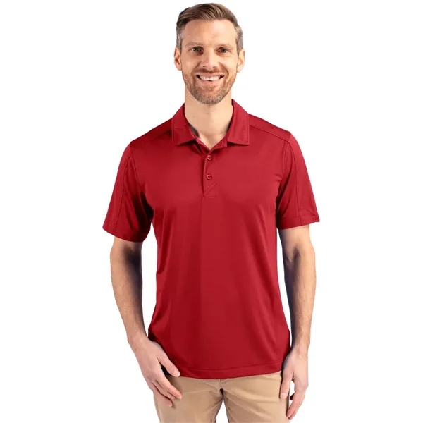 Men's polo with short sleeves, moisture-wicking performance, UPF 50+ protection, and... from ASI 47965 Cutter & Buck