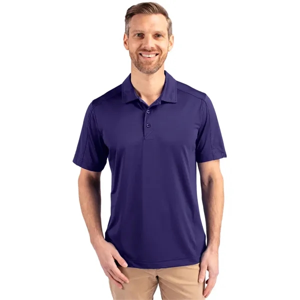 Men's polo with short sleeves, moisture-wicking performance, UPF 50+ protection, and... from ASI 47965 Cutter & Buck