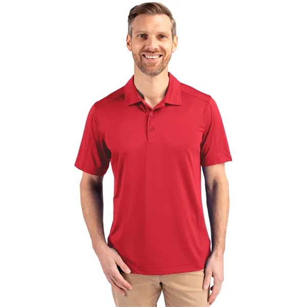 Men's polo with short sleeves, moisture-wicking performance, UPF 50+ protection, and... from ASI 47965 Cutter & Buck